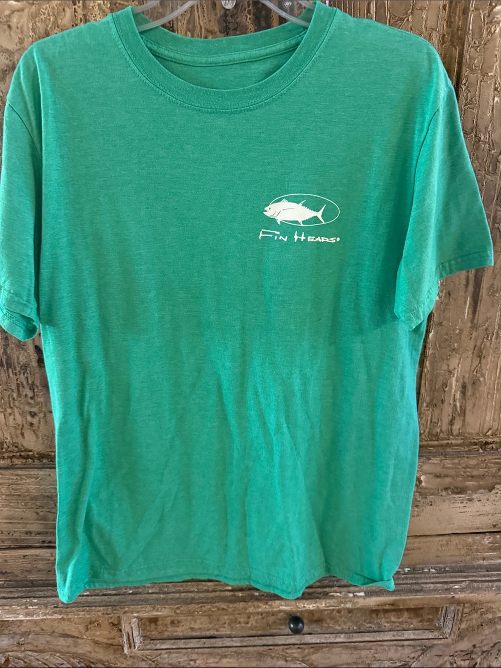 Men's Teal Fishing Tee